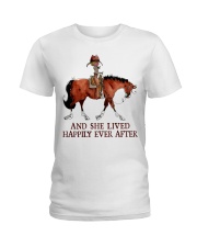 Horse And She Lived Happily Ever After Ladies T-Shirt tile