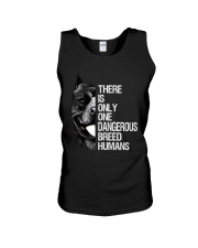 THERE IS ONLY ONE DANGEROUS BREED OF PEOPLE Unisex Tank tile