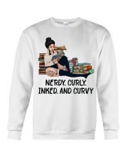 NERDY INKED CURVY Crewneck Sweatshirt tile