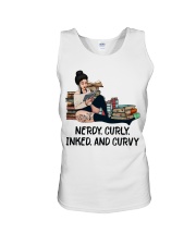 NERDY INKED CURVY Unisex Tank tile