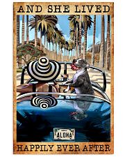 Happily Pit Bull On The Car 11x17 Poster front