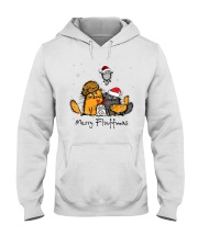 Merry Fluffmas Cat Family Hooded Sweatshirt tile