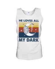 Family He Loves All My Dark Unisex Tank tile