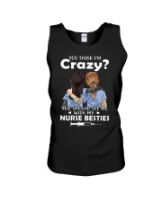 NURSE MY CRAZY NURSE BESTIE Unisex Tank tile