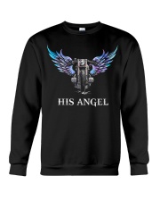 COUPLE MOTORCYCLE HIS ANGEL Crewneck Sweatshirt tile