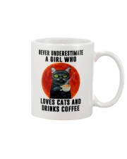Cat Never Underestimate Coffee Mug tile