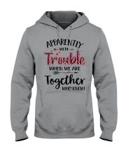 Right Trouble Wine Hooded Sweatshirt thumbnail