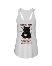 Cat To Do List Day Drink Coffee Ladies Flowy Tank tile
