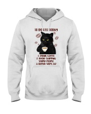 Cat To Do List Day Drink Coffee Hooded Sweatshirt tile