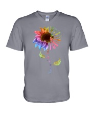 Hairstylist Love Is In The Hair V-Neck T-Shirt tile
