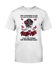 Breast Cancer I Am The Storm Classic T-Shirt front