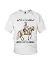 Horse And She Lived Happily Ever After Youth T-Shirt tile