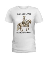 Horse And She Lived Happily Ever After Ladies T-Shirt tile
