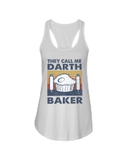 BAKING THEY CALL ME DARTH BAKER Ladies Flowy Tank tile