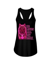 See My Light Love My Dark For Her Ladies Flowy Tank tile