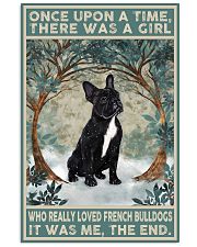 French Bulldog Black Once Upon A Time 11x17 Poster front