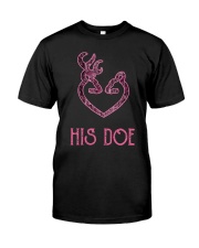 Couple His Doe Pink Classic T-Shirt tile