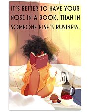 Book Had Better Have Your Nose In Book 11x17 Poster front
