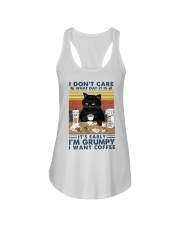 I DON'T CARE WHAT DAY IT IS IT'S EARLY I'M GRUMPY Ladies Flowy Tank tile