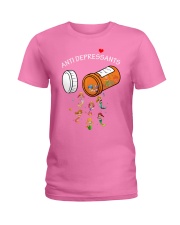 Mermaid Anti Depressants Ladies T-Shirt thumbnail
