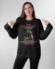 Cat I Am An American Cat Mom Crewneck Sweatshirt apparel-crewneck-sweatshirt-lifestyle-front-11