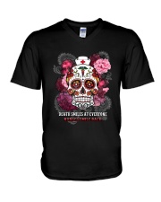Nurses Smile Back V-Neck T-Shirt tile