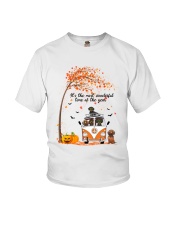 Dachshund It's The Most Beautiful Time Youth T-Shirt tile