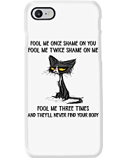 Cat Fool Me Phone Case tile