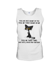 Cat Fool Me Unisex Tank tile