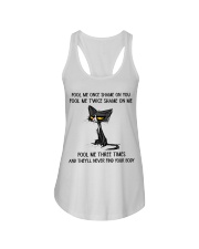Cat Fool Me Ladies Flowy Tank tile