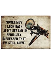 CYCLING SOMETIMES I LOOK BACK ON MY LIFE 24x16 Poster front