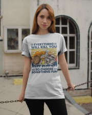 CAMPING CHOOSE SOMETHING FUN Classic T-Shirt apparel-classic-tshirt-lifestyle-19