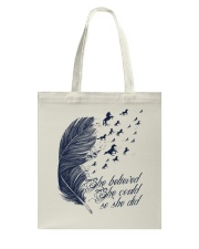 Horse She Believed She Could So She Did Tote Bag tile