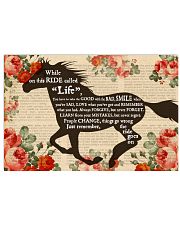 Horse While On This Ride Called Life Poster 17x11 Poster front
