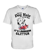 Labrador This Isn't Dog Hair On My Shirt V-Neck T-Shirt tile