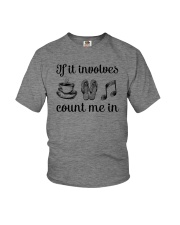 If It Involves Music Youth T-Shirt thumbnail