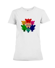 Live In Color - Tommy the Tomato Bat Line Premium Fit Ladies Tee thumbnail