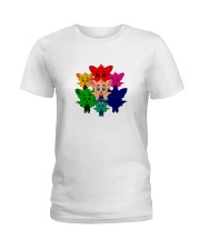 Live In Color - Tommy the Tomato Bat Line Ladies T-Shirt thumbnail