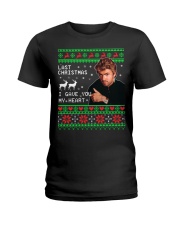 George Michael Last Christmas I gave you sweater Ladies T-Shirt thumbnail