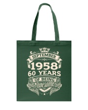 September 1958 Tote Bag tile