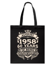 August-1958 Tote Bag tile