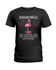 Ama Amamingo Flamingo lover Ladies T-Shirt tile