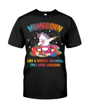 Memecorn like a normal Grandma rv1 Classic T-Shirt front