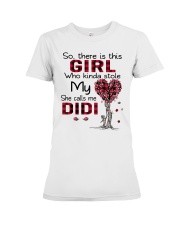 Girl - She Calls Me DiDi Premium Fit Ladies Tee tile