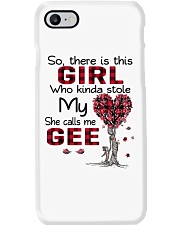 Girl - She Calls Me Gee Phone Case tile