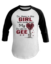 Girl - She Calls Me Gee Baseball Tee tile