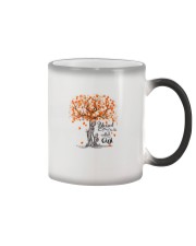 Blessed to be called Gigi autumn v4 Color Changing Mug tile
