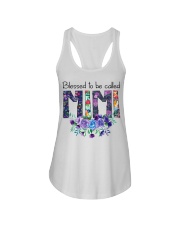 Blessed to be called mimi trend Ladies Flowy Tank tile
