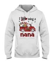 I love being a Nana christmas xmas Hooded Sweatshirt tile