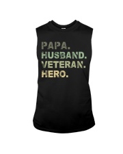 Papa husband veteran hero Sleeveless Tee tile